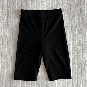 Black Zara Biker Shorts